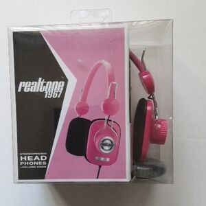 REAL TONE 1967 STEREOPHONIC HEADPHONES NEW